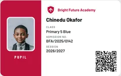 The Split ID card design for student